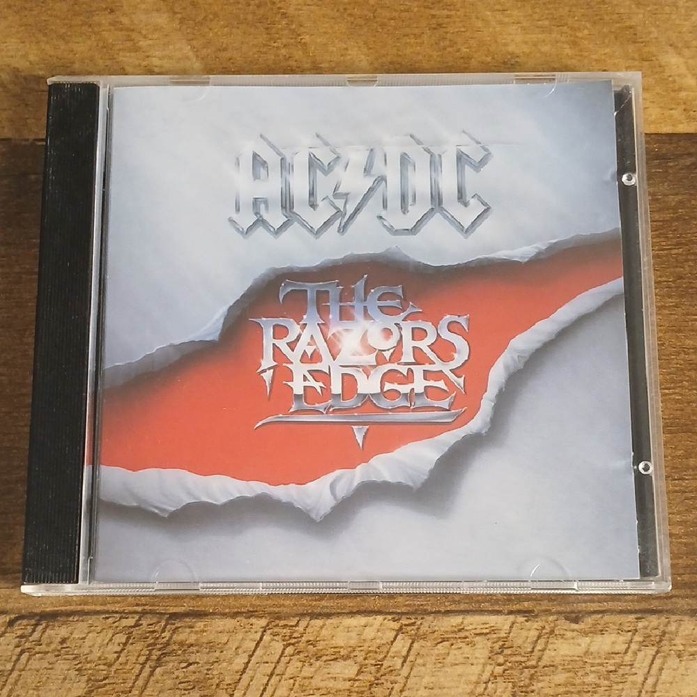 AC/DC The Razors Edge CD - Black and Red Cover